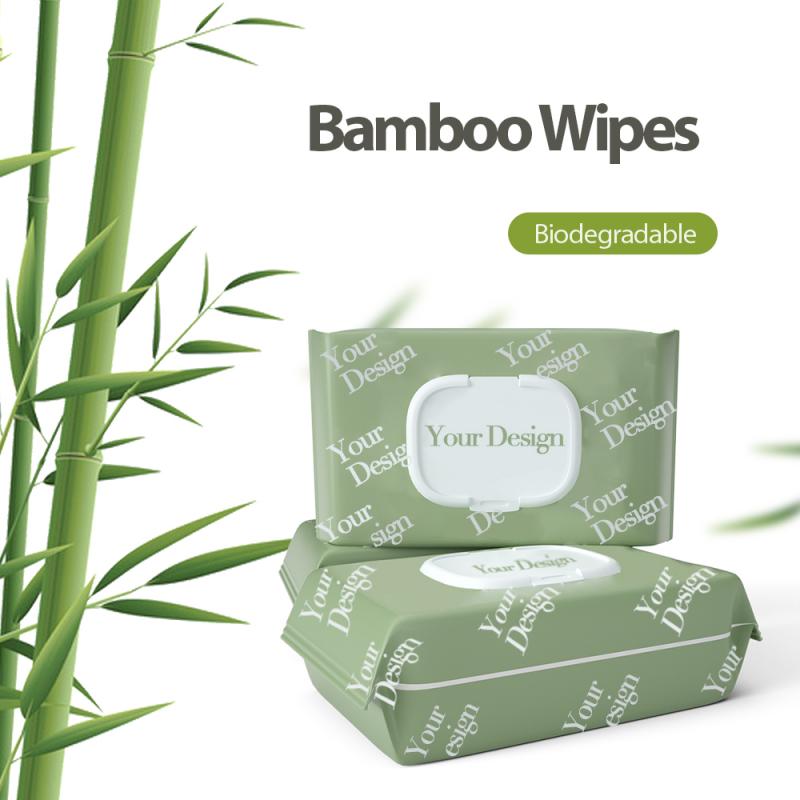 Bamboo wet wipes biodegradable
